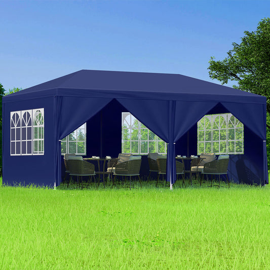 ALFORDSON Gazebo 3x6m Outdoor Wedding Marquee Camping Canopy Portable Blue