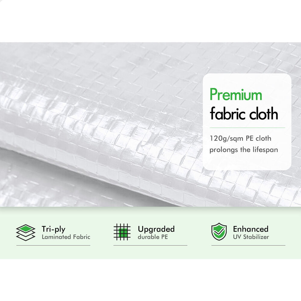 ALFORDSON Gazebo 3x6m Outdoor Wedding Camping Marquee Canopy Portable White