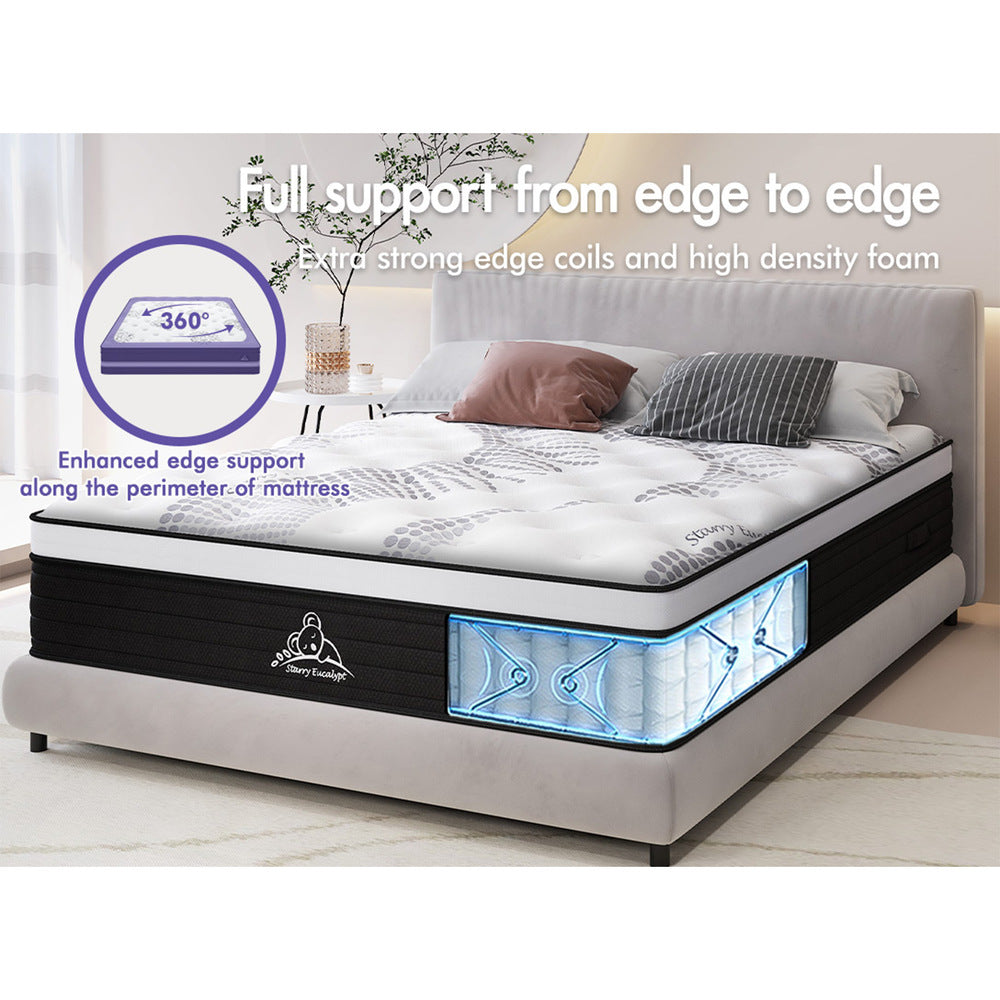 32cm Mattress STARRY EUCALYPT Bedding Cool Gel - Single