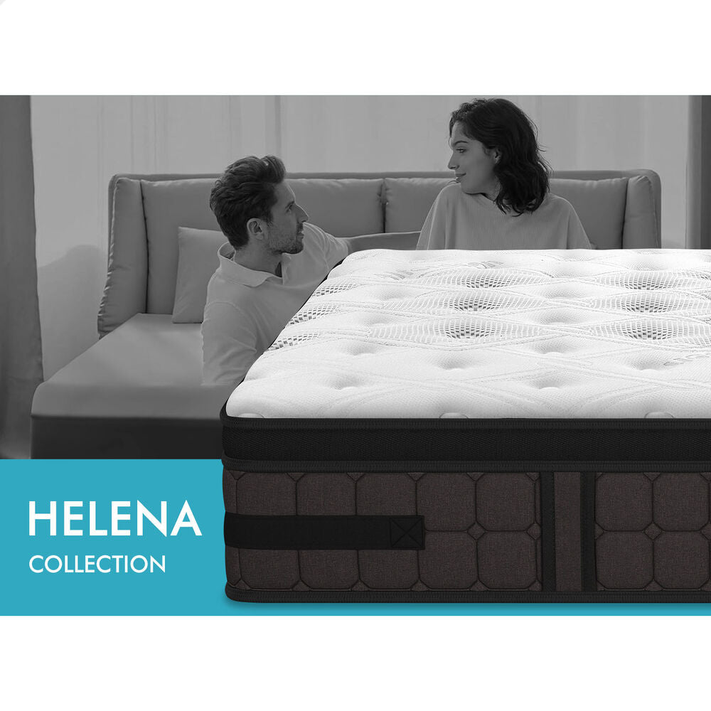 ALFORDSON Mattress King Single 26cm Bed Spring Double-Sided Euro Top Medium Firm