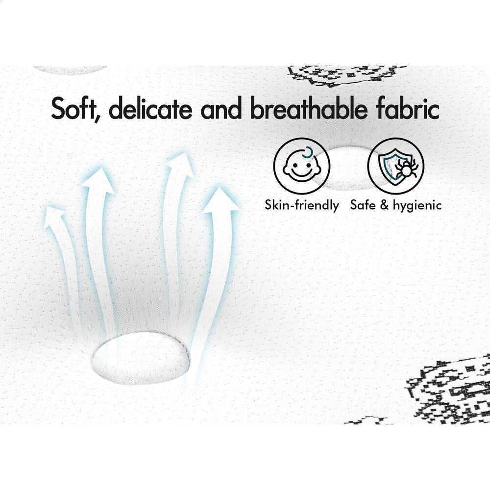 ALFORDSON Mattress Double Bed EuroTop 22CM Bonell Spring Memory Foam Medium Firm