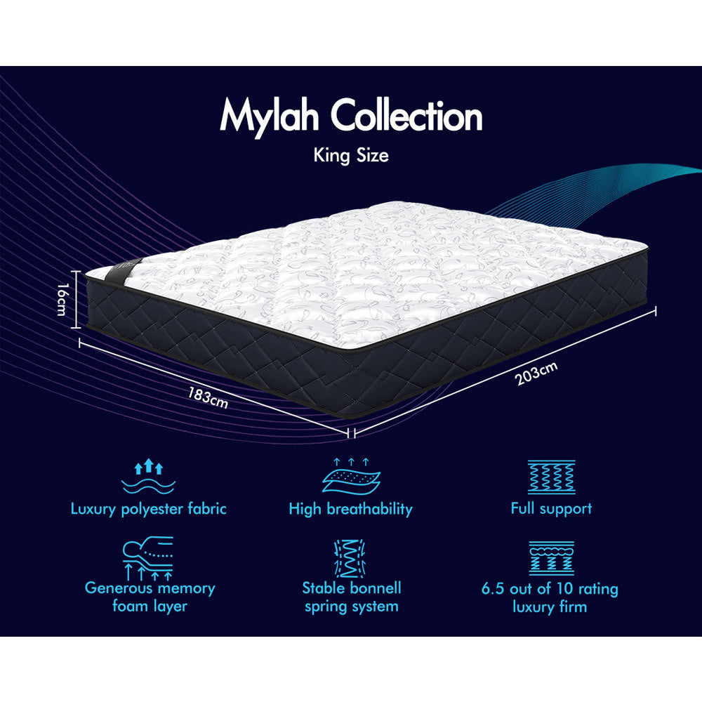 16cm Mattress STARRY EUCALYPT Tight top - King