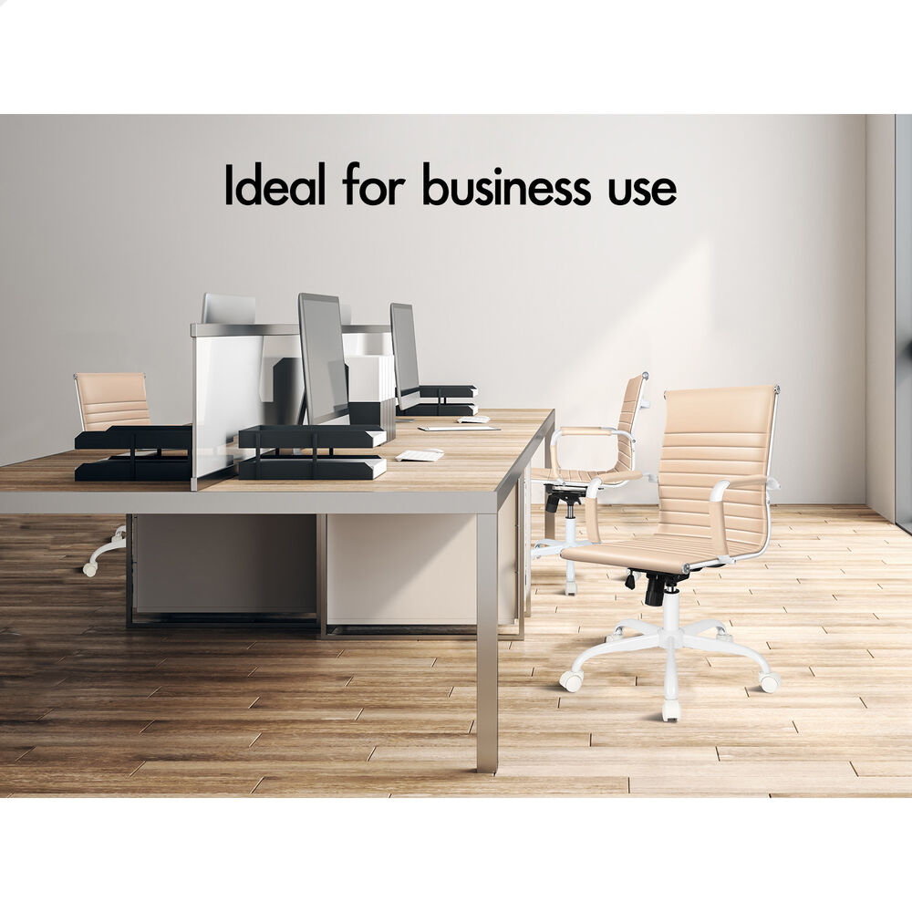 ALFORDSON Office Chair Ergonomic Executive Computer Seat Gaming Mid Back