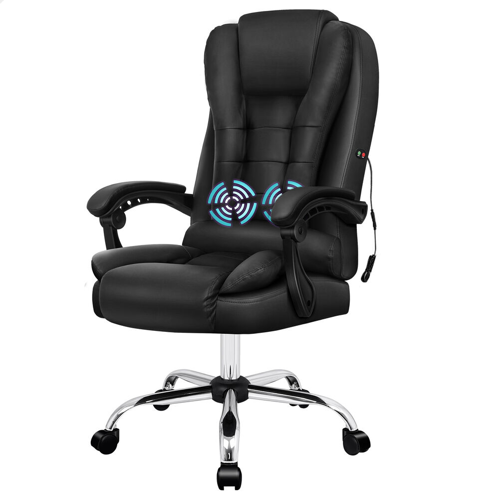 ALFORDSON Massage Office Chair Executive PU Leather Seat Gaming Computer Racer