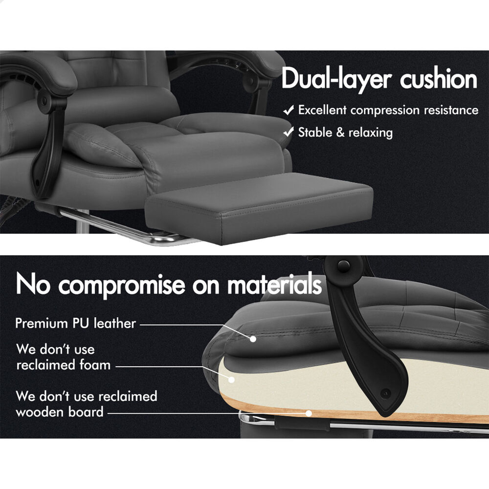 ALFORDSON Massage Office Chair Executive Seat Gaming Recliner Computer Racer