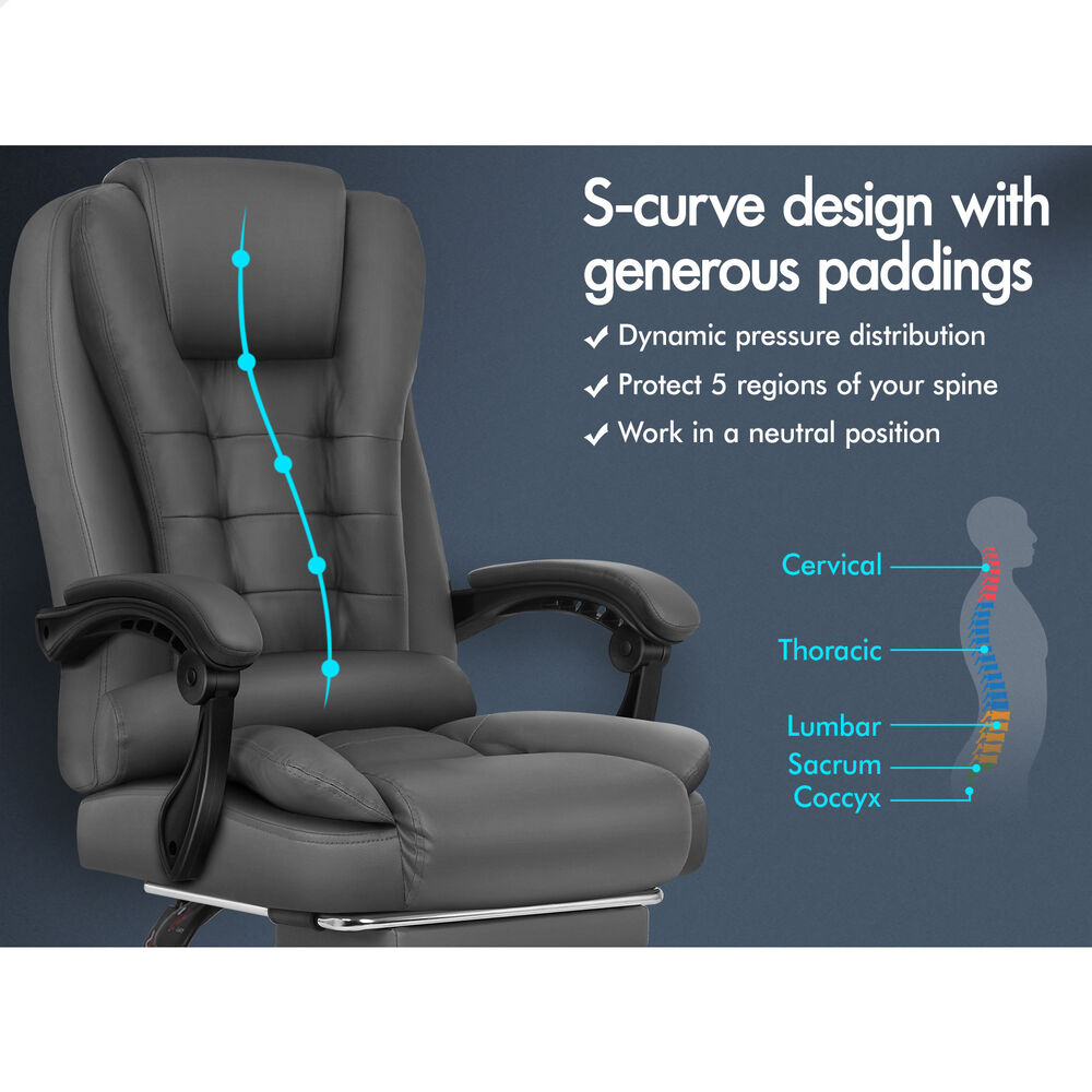ALFORDSON Massage Office Chair Executive Seat Gaming Recliner Computer Racer