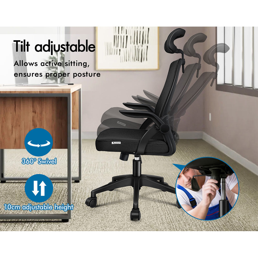ALFORDSON Office Mesh Chair Executive Fabric Seat Tilt Gaming Racing Computer