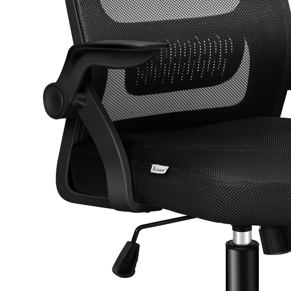 ALFORDSON Mesh Office Chair Executive Fabric Seat Tilt Gaming All Black