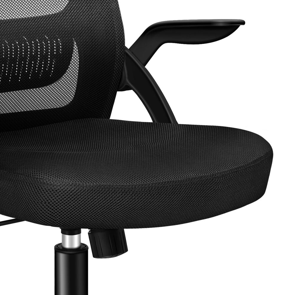 ALFORDSON Mesh Office Chair Executive Fabric Seat Tilt Gaming All Black