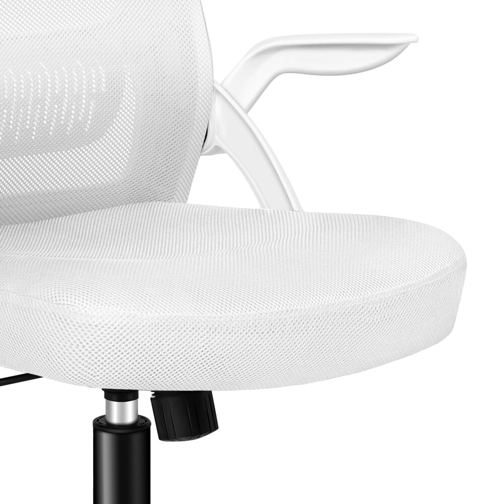ALFORDSON Mesh Office Chair Executive Fabric Seat Tilt Gaming All White
