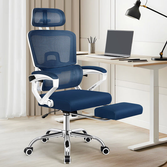 ALFORDSON Mesh Office Chair Racing Ergonomic Executive Computer Recliner Work