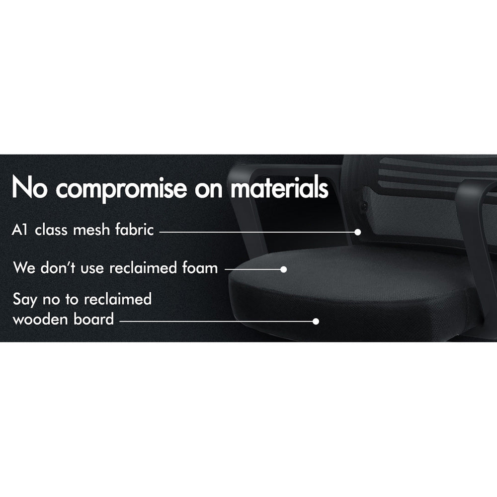 ALFORDSON Mesh Office Chair Computer Seat Gaming Work Black