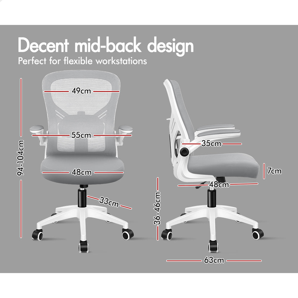 ALFORDSON Mesh Office Chair Executive Tilt Fabric Seat Computer Racing Work Seat