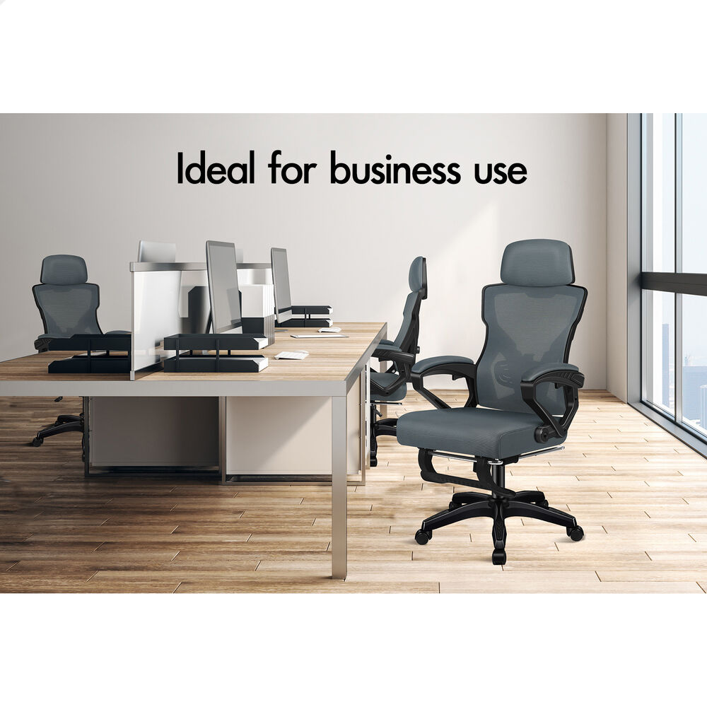 ALFORDSON Office Desk Chair Mesh Executive Computer Fabric Seat Recliner Work