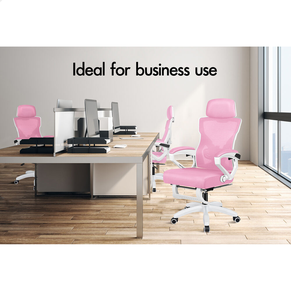 ALFORDSON Office Desk Chair Mesh Executive Computer Fabric Seat Recliner Work