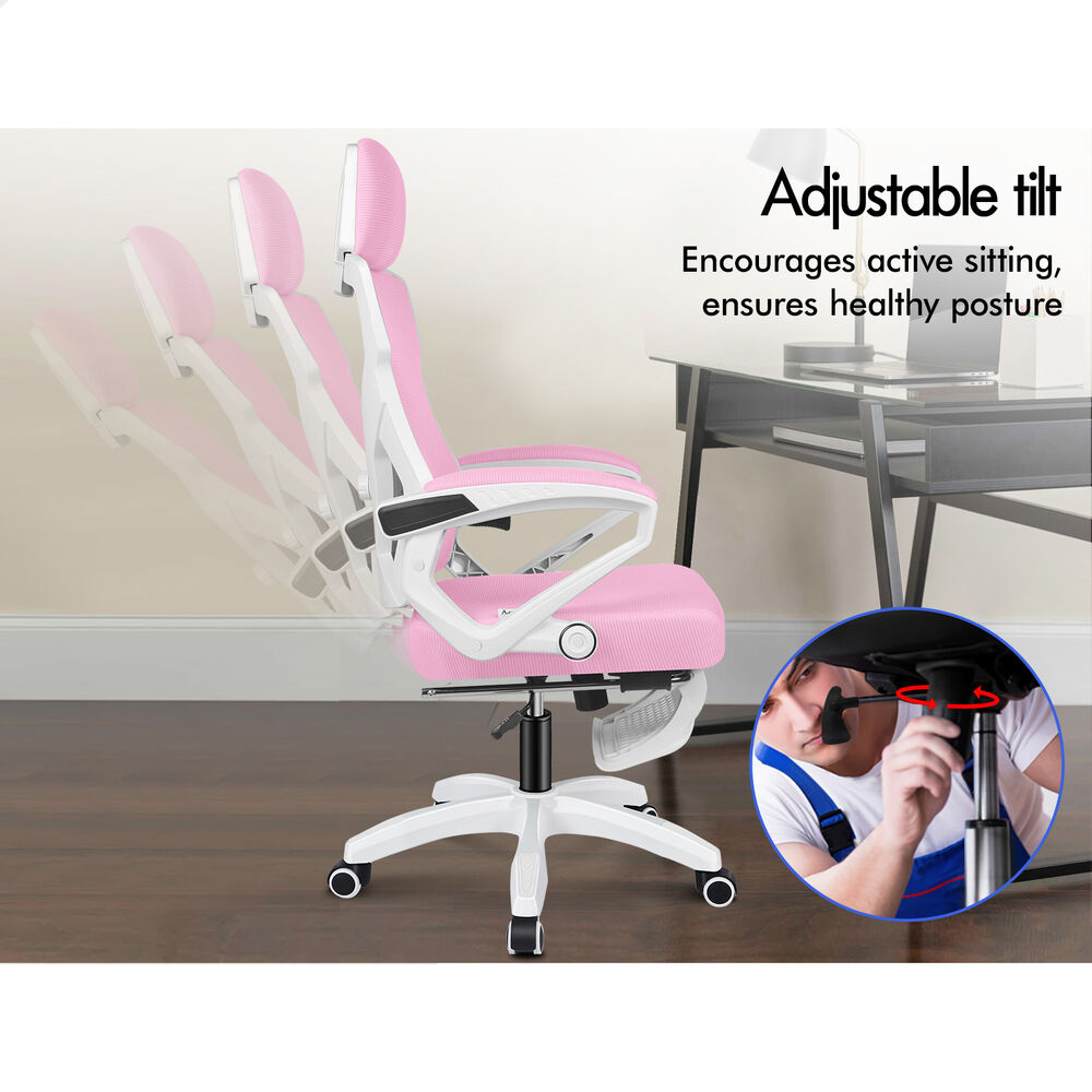 ALFORDSON Office Desk Chair Mesh Executive Computer Fabric Seat Recliner Work