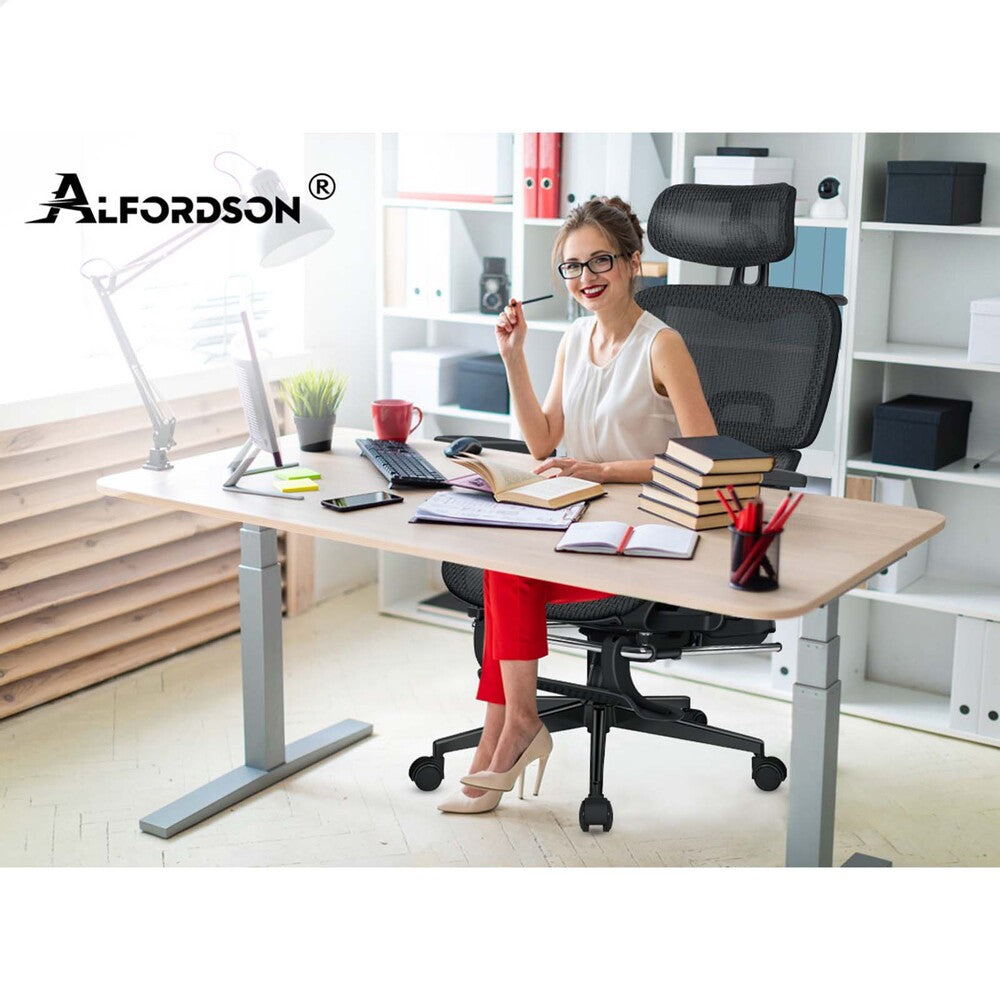 ALFORDSON Ergonomic Office Chair Mesh Executive Black