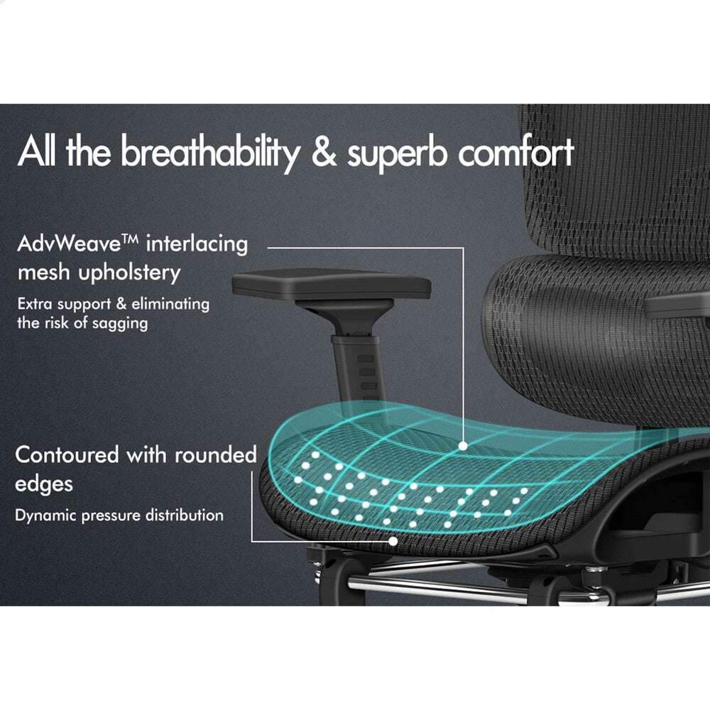 ALFORDSON Ergonomic Office Chair Mesh Executive Black