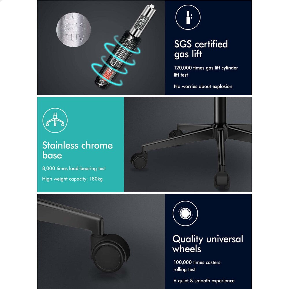 ALFORDSON Ergonomic Office Chair Mesh Executive Black