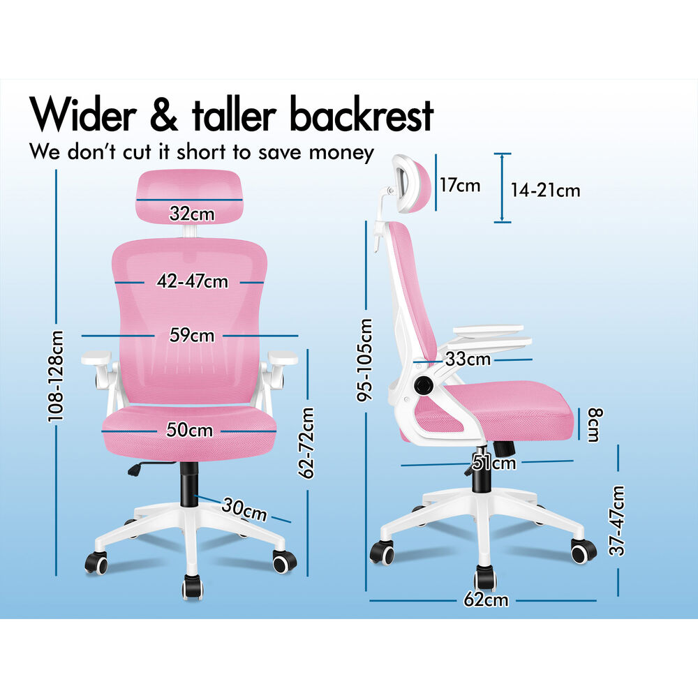 ALFORDSON Mesh Office Chair Executive Fabric Seat Tilt Gaming Racing Computer
