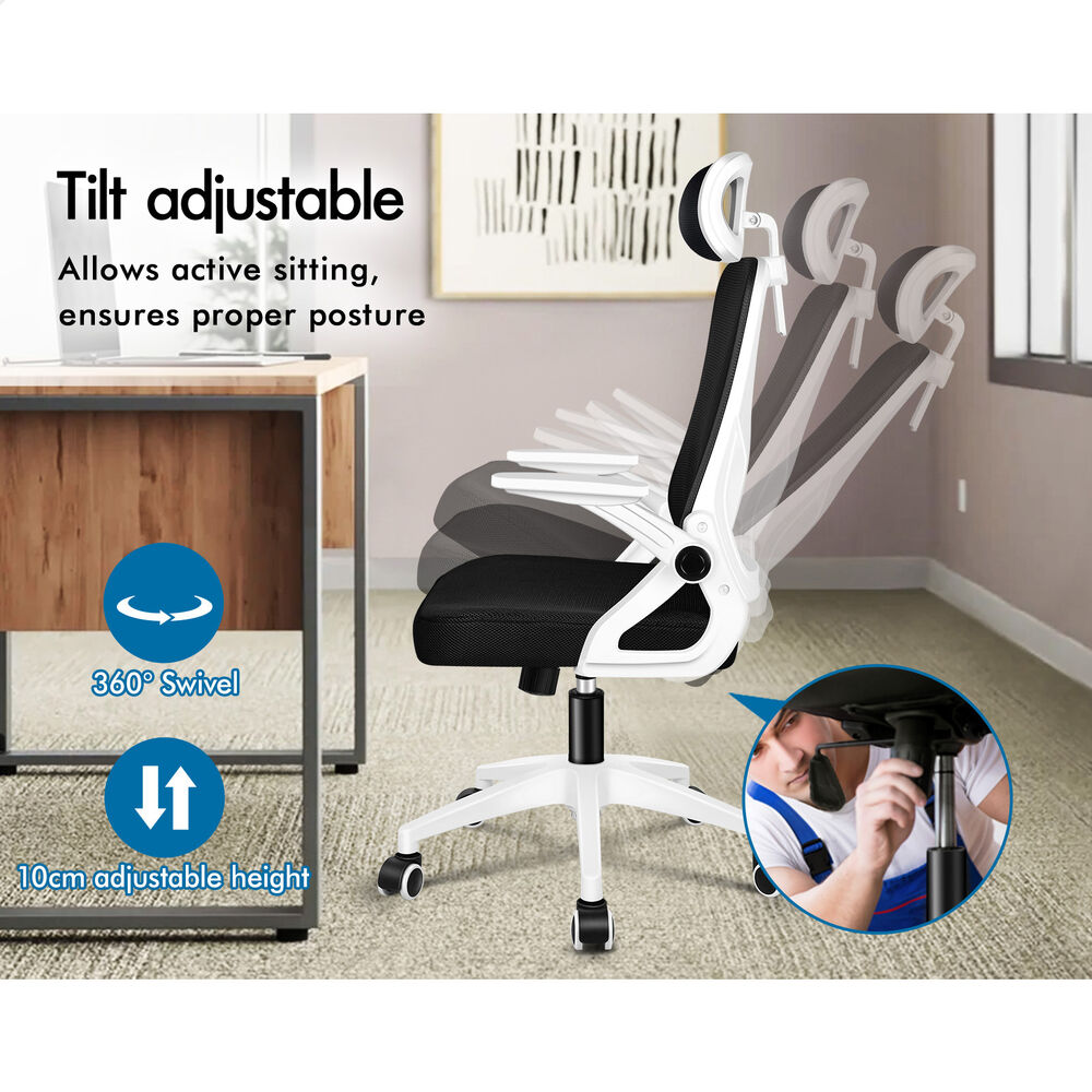ALFORDSON Mesh Office Chair Executive Fabric Seat Tilt Gaming Racing Computer