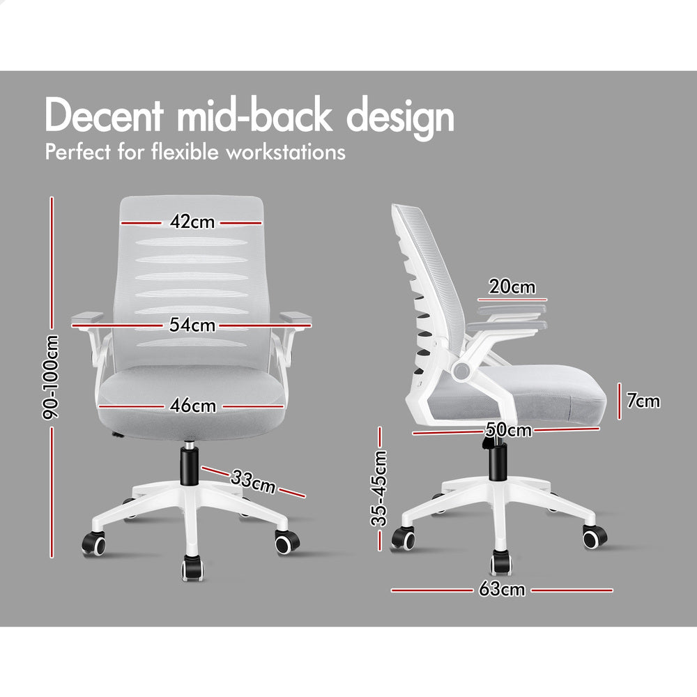 ALFORDSON Mesh Office Chair Executive Computer Fabric Seat Racing Work