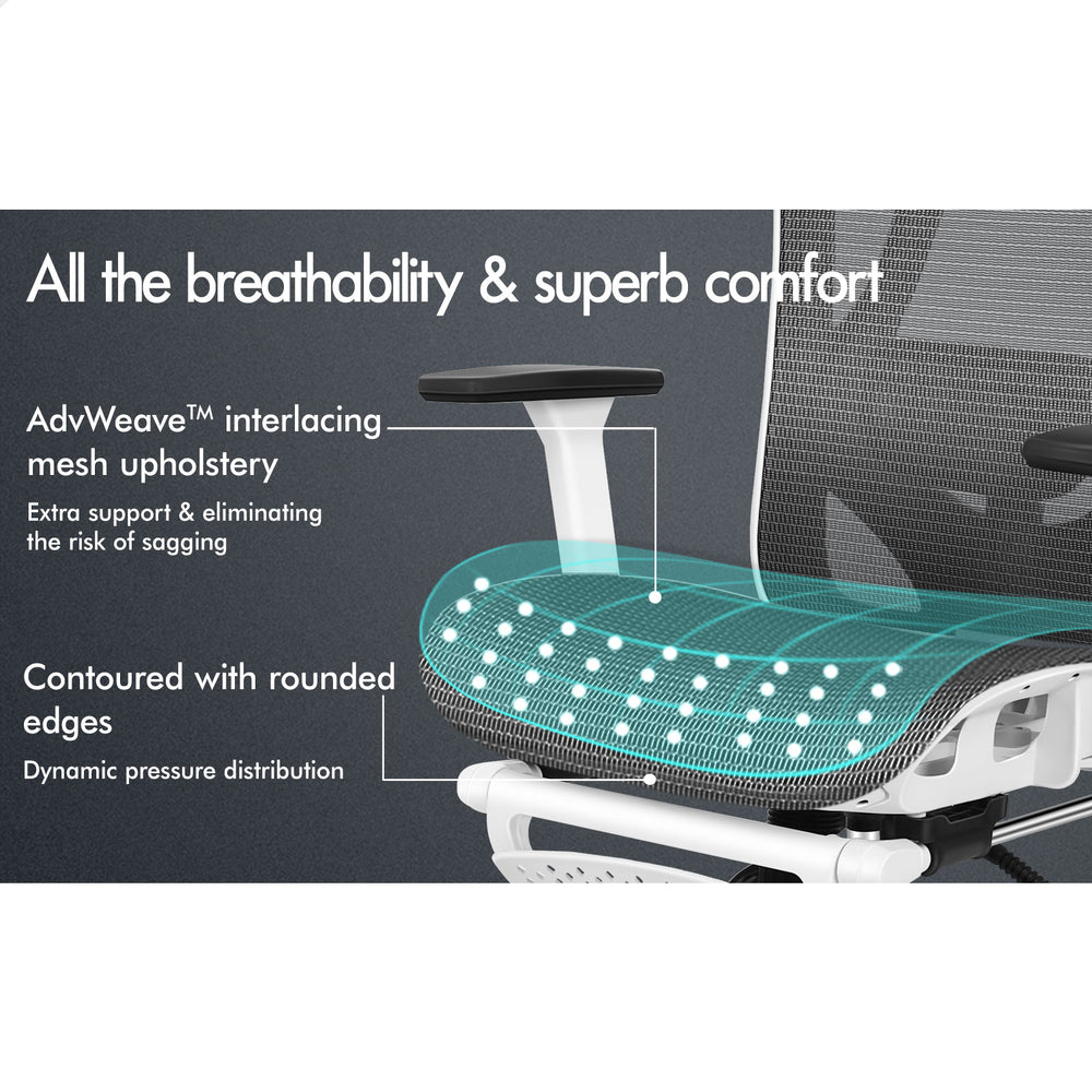 ALFORDSON Ergonomic Office Chair Mesh Seat Executive Work Computer Gaming