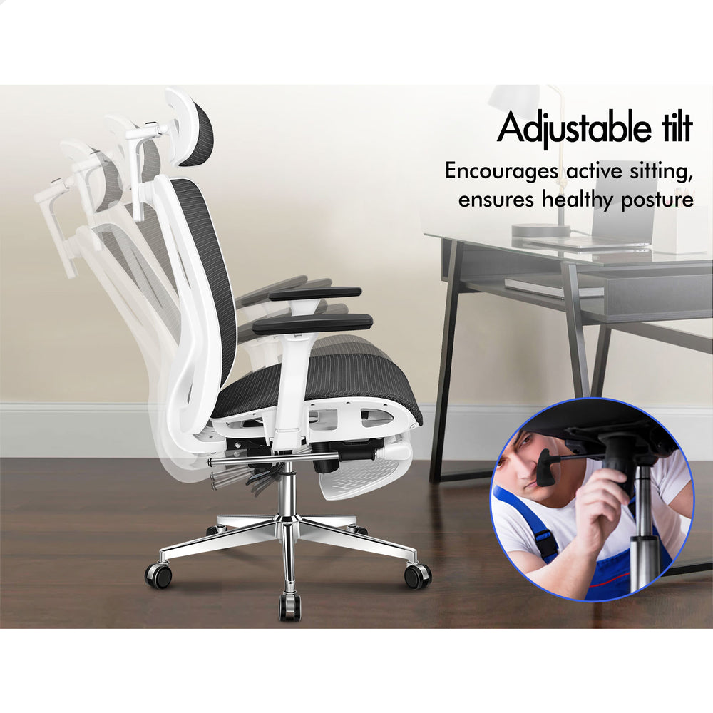 ALFORDSON Ergonomic Office Chair Mesh Seat Executive Work Computer Gaming