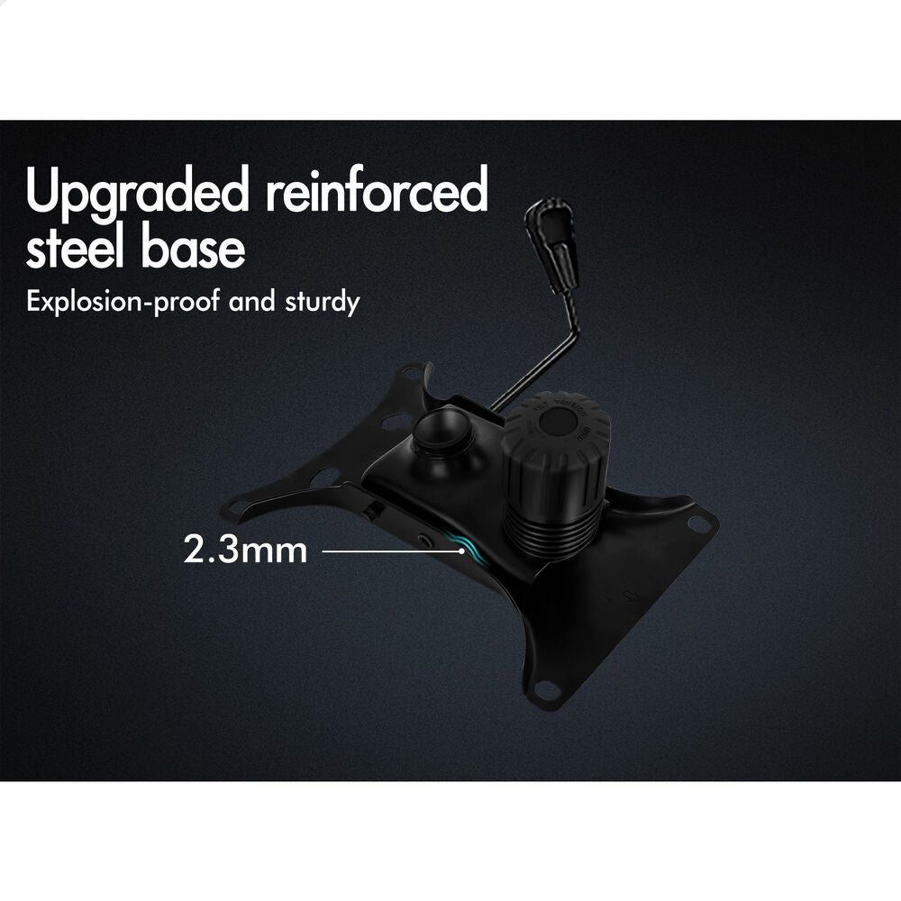 ALFORDSON Office Chair Executive Computer Gaming Racer Fabric Work Seat Black