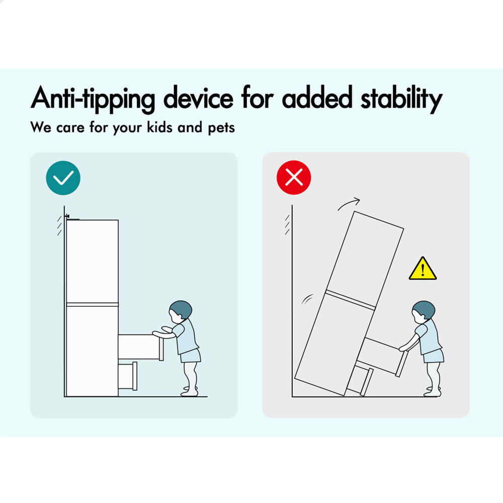 ALFORDSON Chest of 3 Drawers Office Storage Cabinet Tallboy Bedroom Wood
