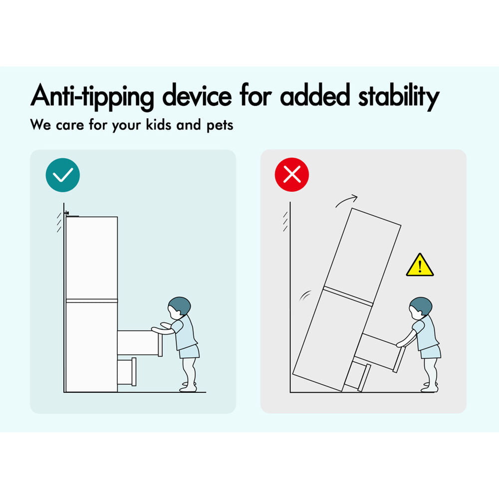 ALFORDSON Office Storage Cabinet 5 Shelves Bookcase Tallboy Bedroom White