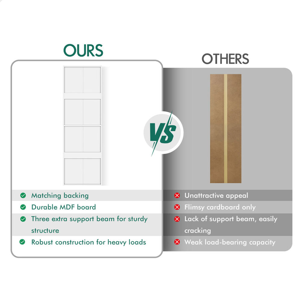 ALFORDSON Chest of 7 Drawers Office Storage Cabinet Tallboy Bedroom White