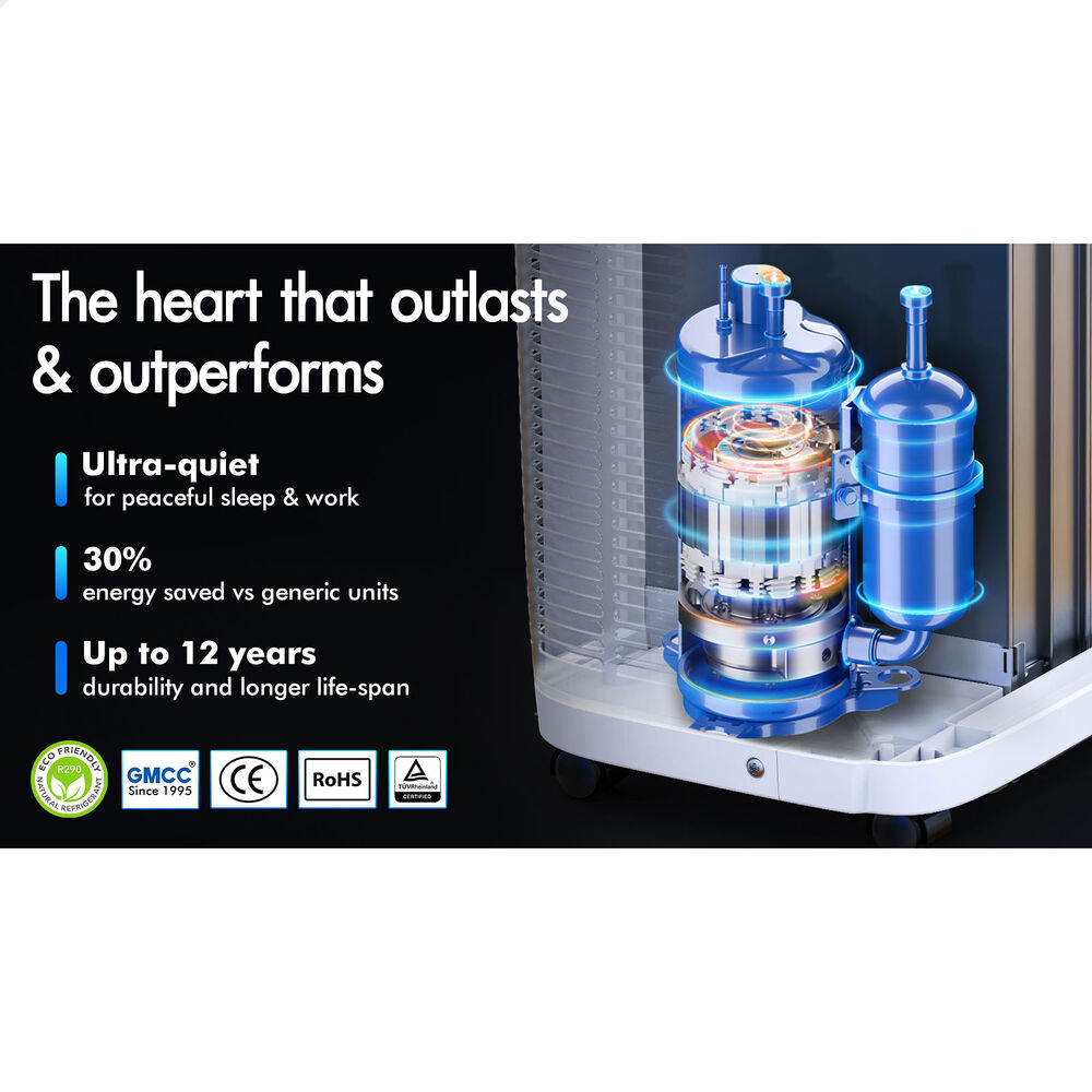 ALFORDSON Portable Air Conditioner 12000BTU Dehumidifier Fan WiFi Remote