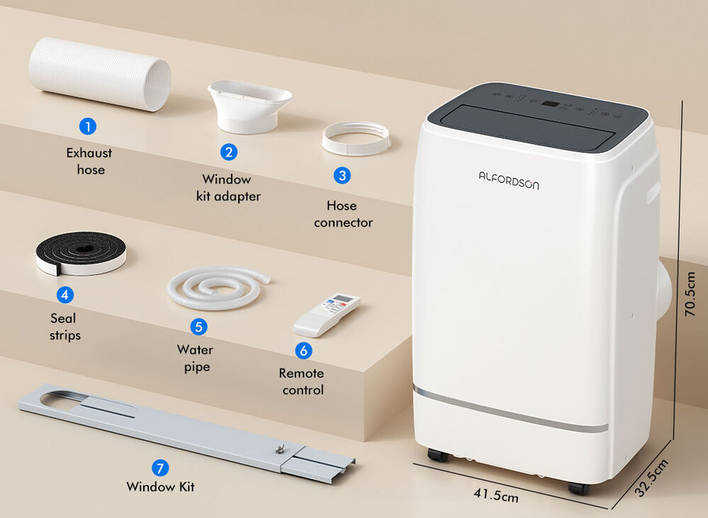 ALFORDSON Portable Air Conditioner 5-in-1 Cool&Heat Dehumidifier Fan 14000BTU