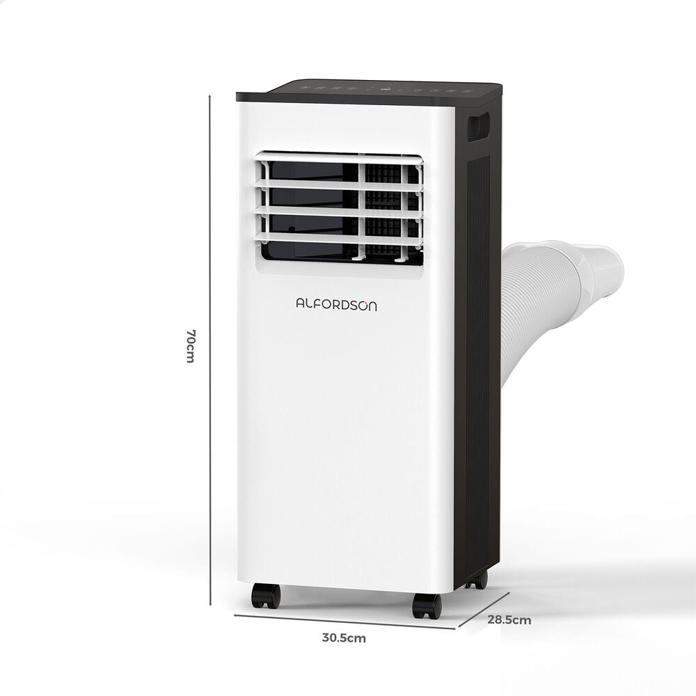 ALFORDSON Portable Air Conditioner 7000BTU Cooling 4-in-1 Fan Dehumidifier Wi-Fi