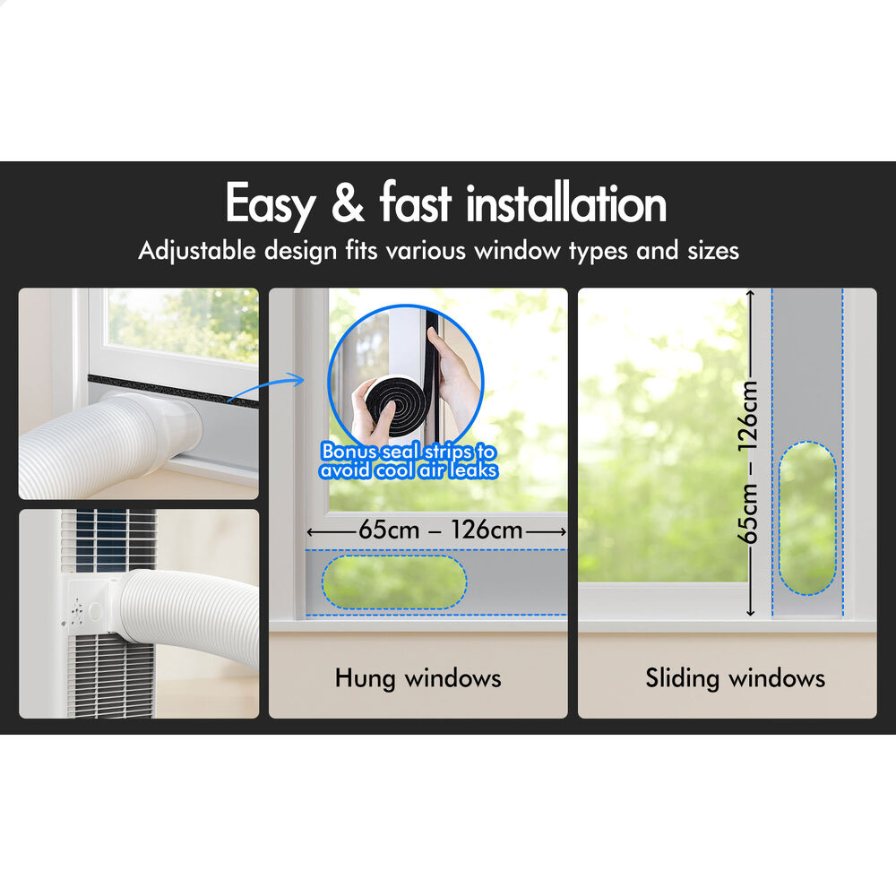 ALFORDSON Portable Air Conditioner 9000BTU Dehumidifier Fan WiFi Remote