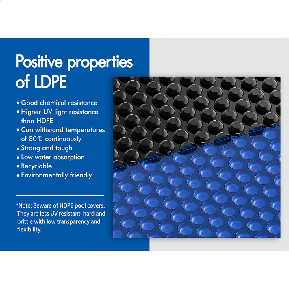 ALFORDSON Pool Cover 600 Microns Solar Blanket Swimming Isothermal 7X3.5M