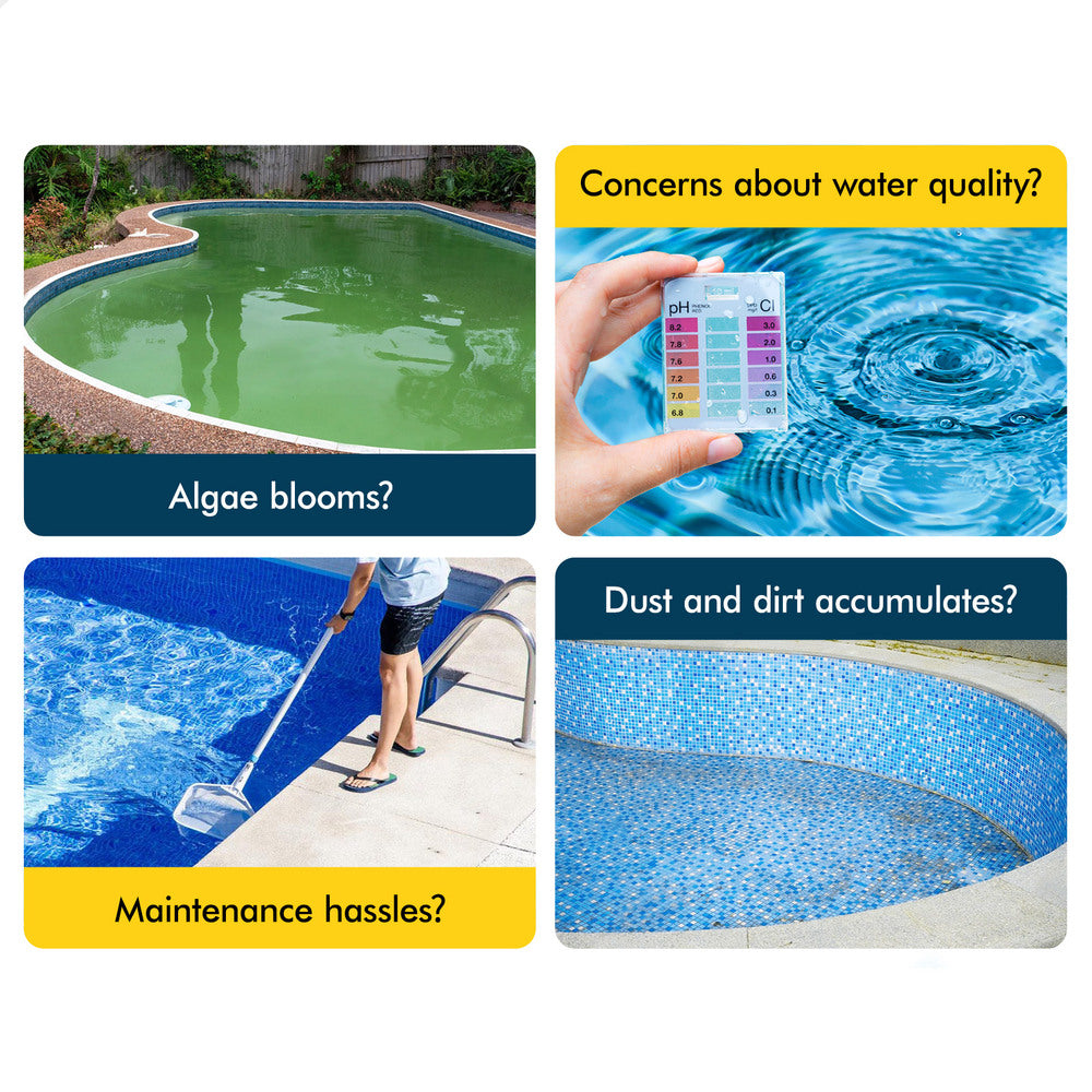 10M ALFORDSON Pool Cleaner Automatic Vacuum Floor Climb Wall Swimming Pool Hose