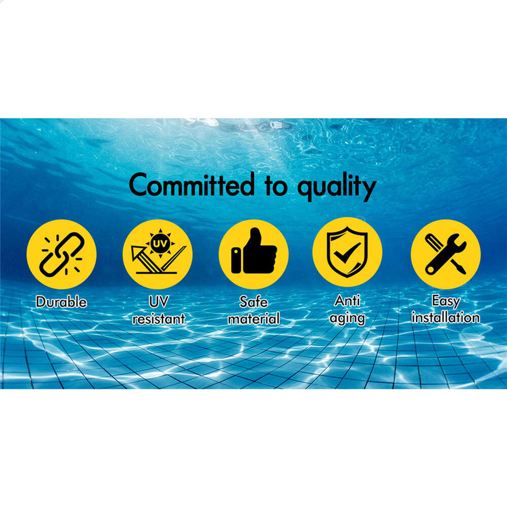 ALFORDSON Pool Cover 500 Micron 7X4M Solar Blanket Swimming 6M Roller Reel