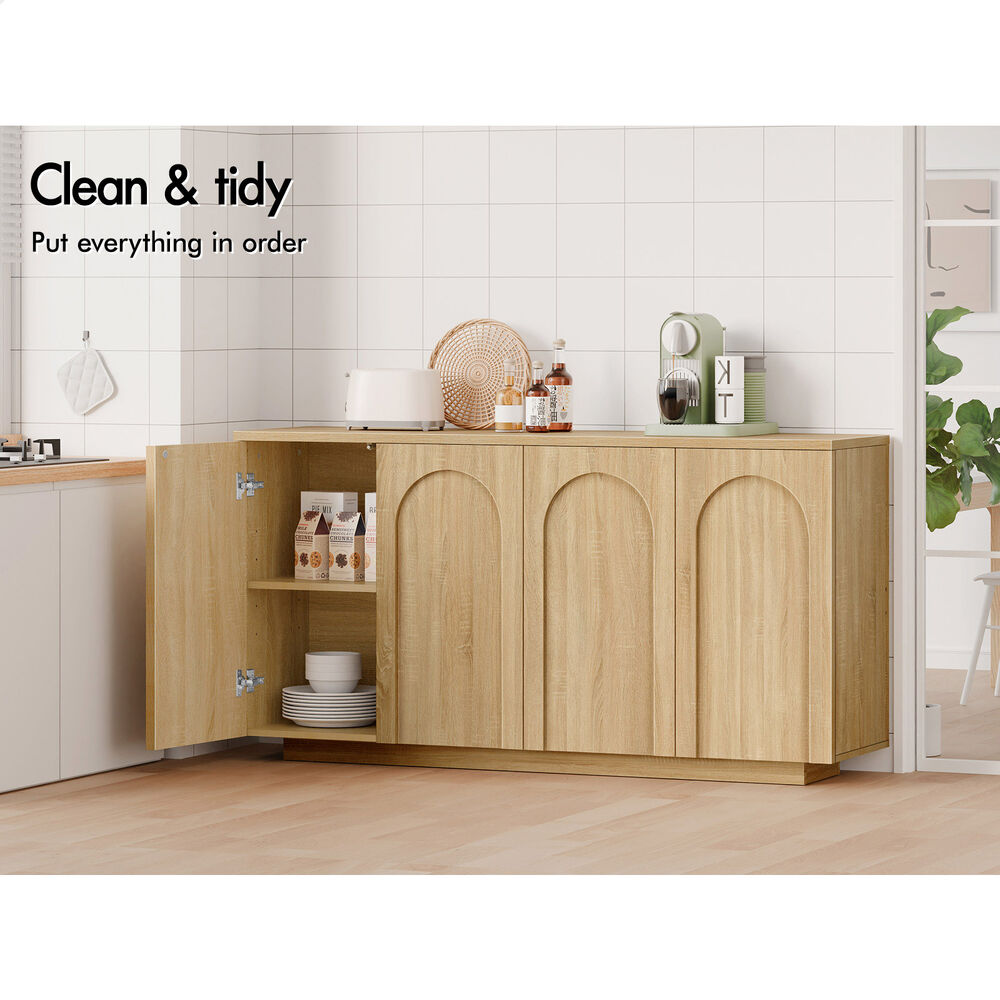 ALFORDSON Buffet Sideboard Storage Cabinet Cupboard Pantry Kitchen Doors Wood