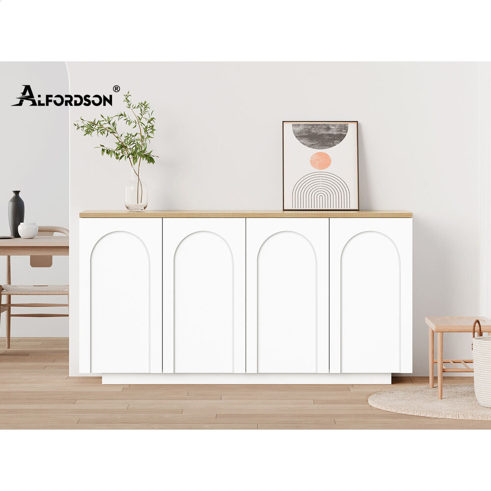 ALFORDSON Buffet Sideboard Storage Cabinet Kitchen Pantry Cupboard Doors Shelves
