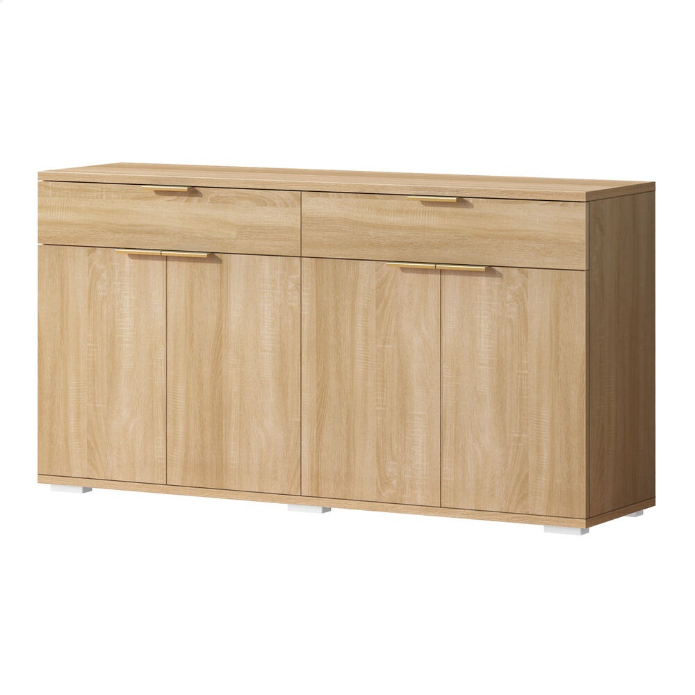 ALFORDSON Buffet Sideboard Cupboard Storage Cabinet Kitchen Drawers 4-Door Wood