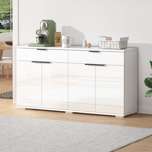 ALFORDSON Buffet Sideboard Cupboard Cabinet High Gloss Pantry Storage Drawers