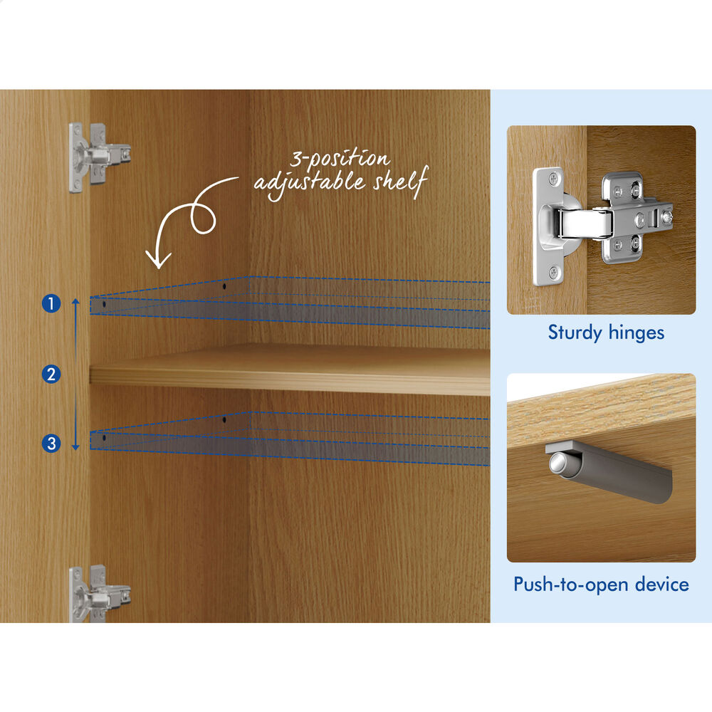 ALFORDSON Buffet Sideboard Cabinet Storage Cupboard Pantry Kitchen Hallway Doors