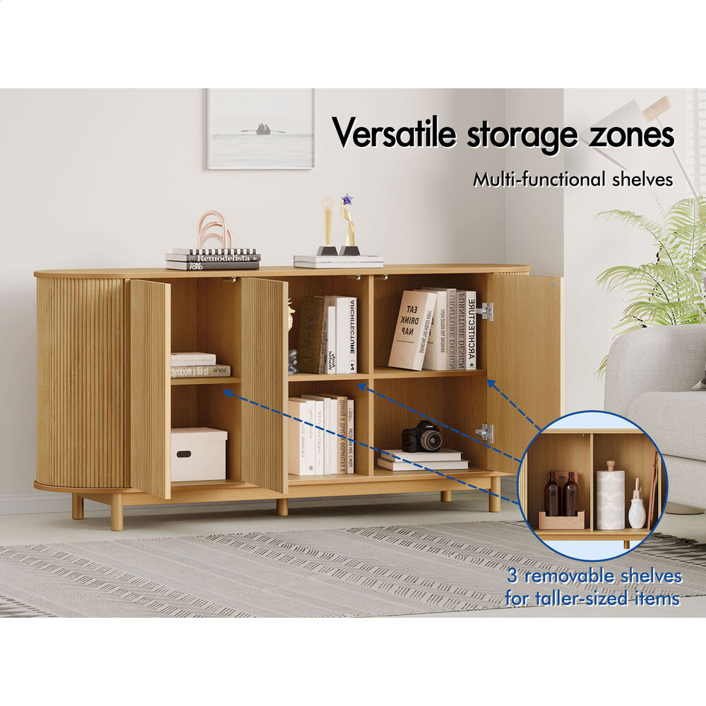 ALFORDSON Buffet Sideboard Cabinet Storage Cupboard Pantry Kitchen Hallway Doors