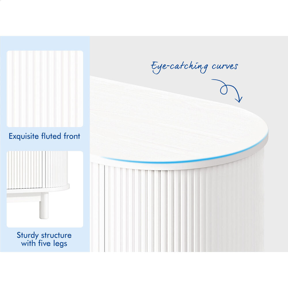 ALFORDSON Buffet Sideboard Cupboard Cabinet Storage Kitchen Pantry Hallway Table