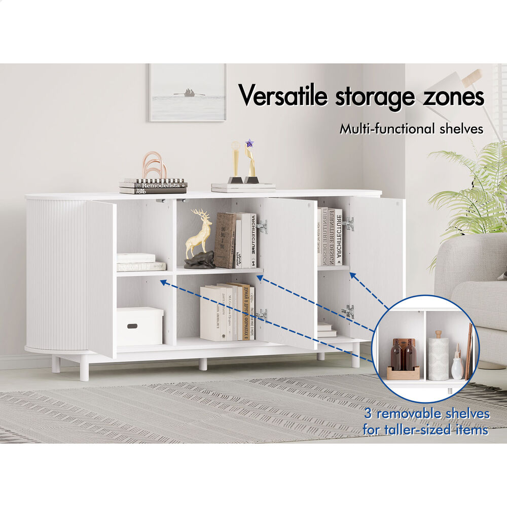 ALFORDSON Buffet Sideboard Cupboard Cabinet Storage Kitchen Pantry Hallway Table