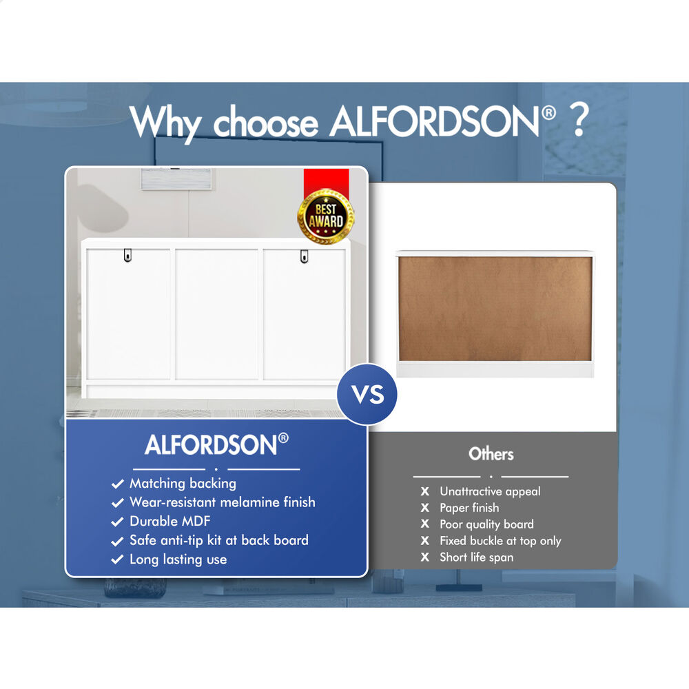 ALFORDSON Buffet Sideboard Storage Cabinet Cupboard Hallway Hamptons Pantry Door