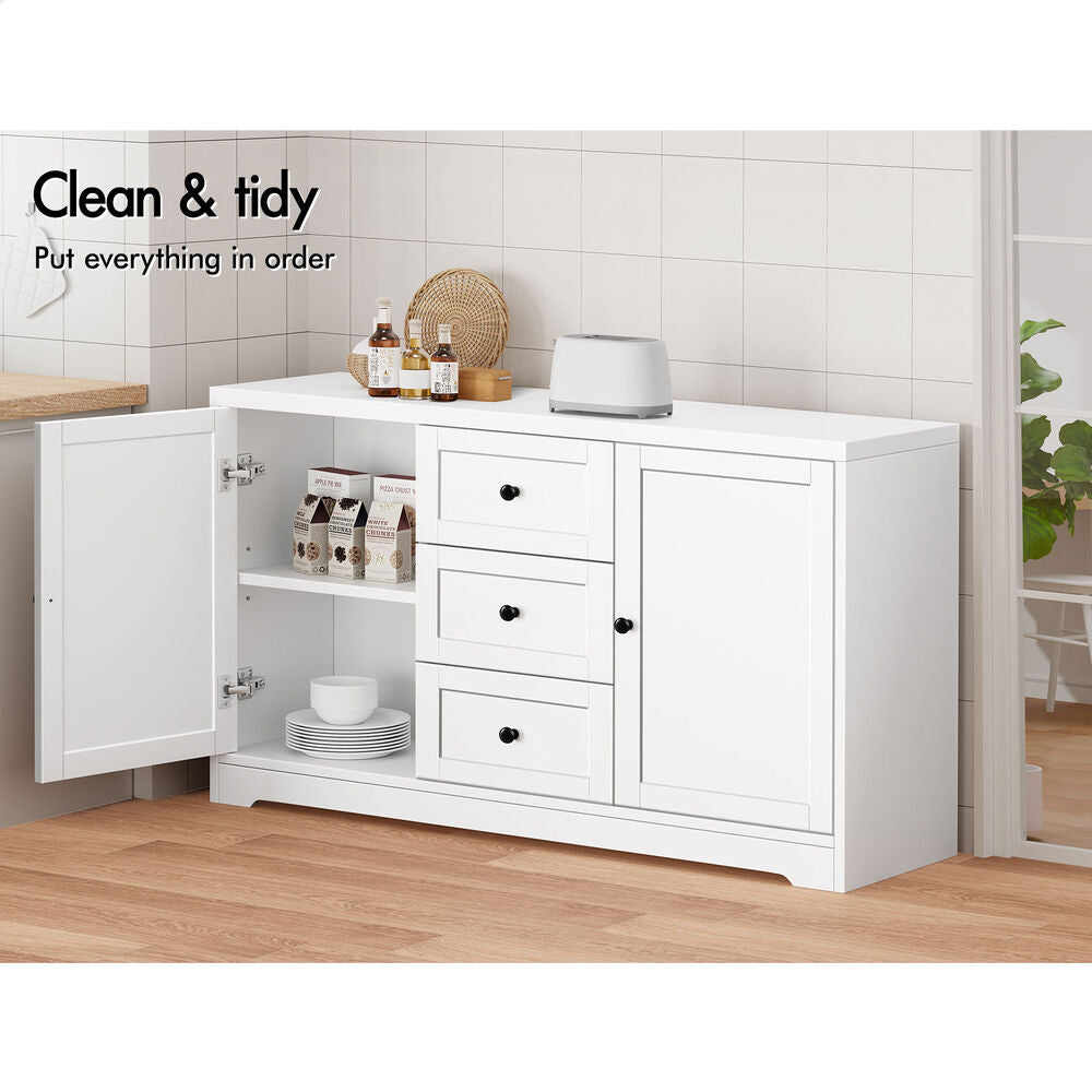 ALFORDSON Buffet Sideboard Storage Cabinet Cupboard Hallway Hamptons Pantry Door