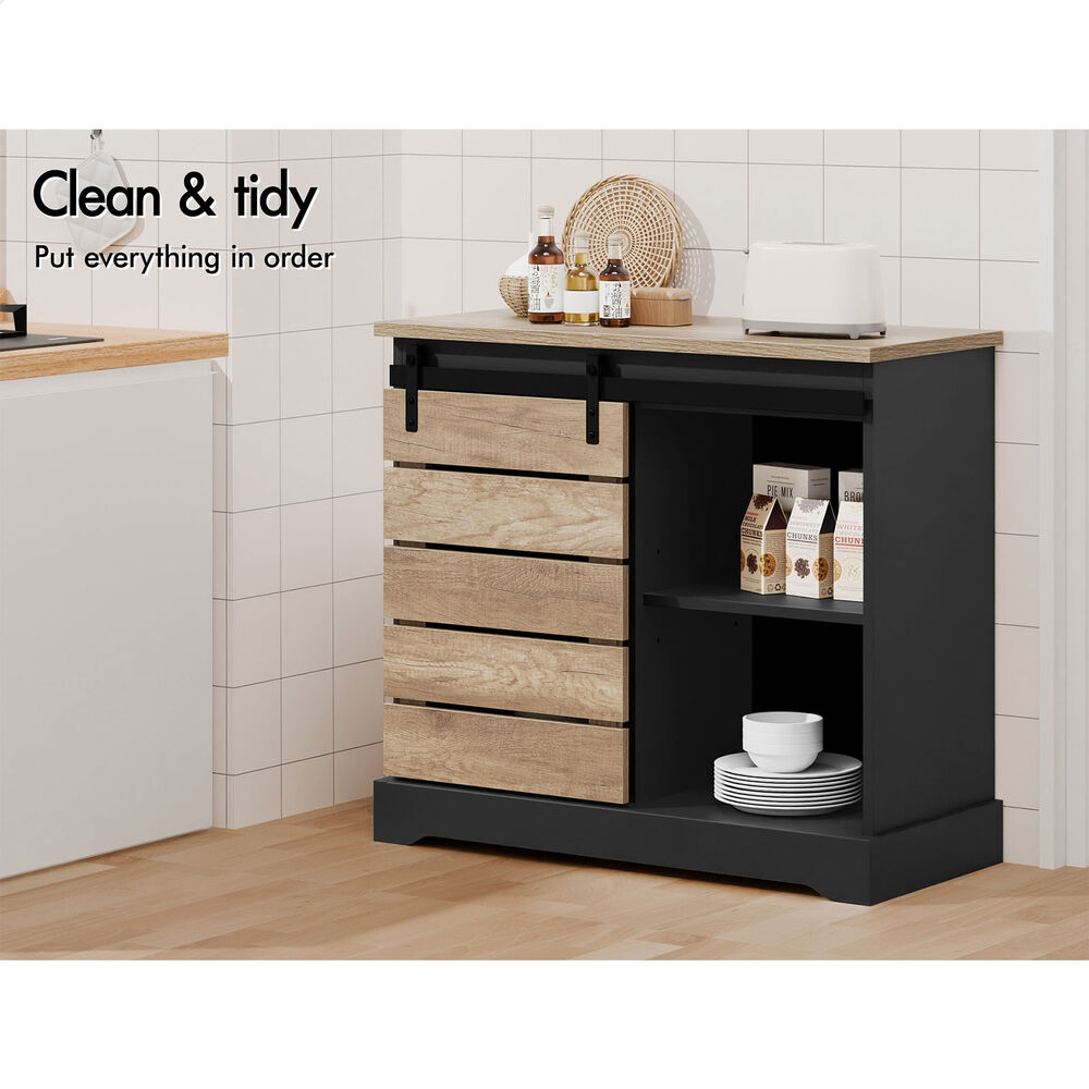 ALFORDSON Buffet Sideboard Cabinet Sliding Door Cupboard Storage Hallway Kitchen